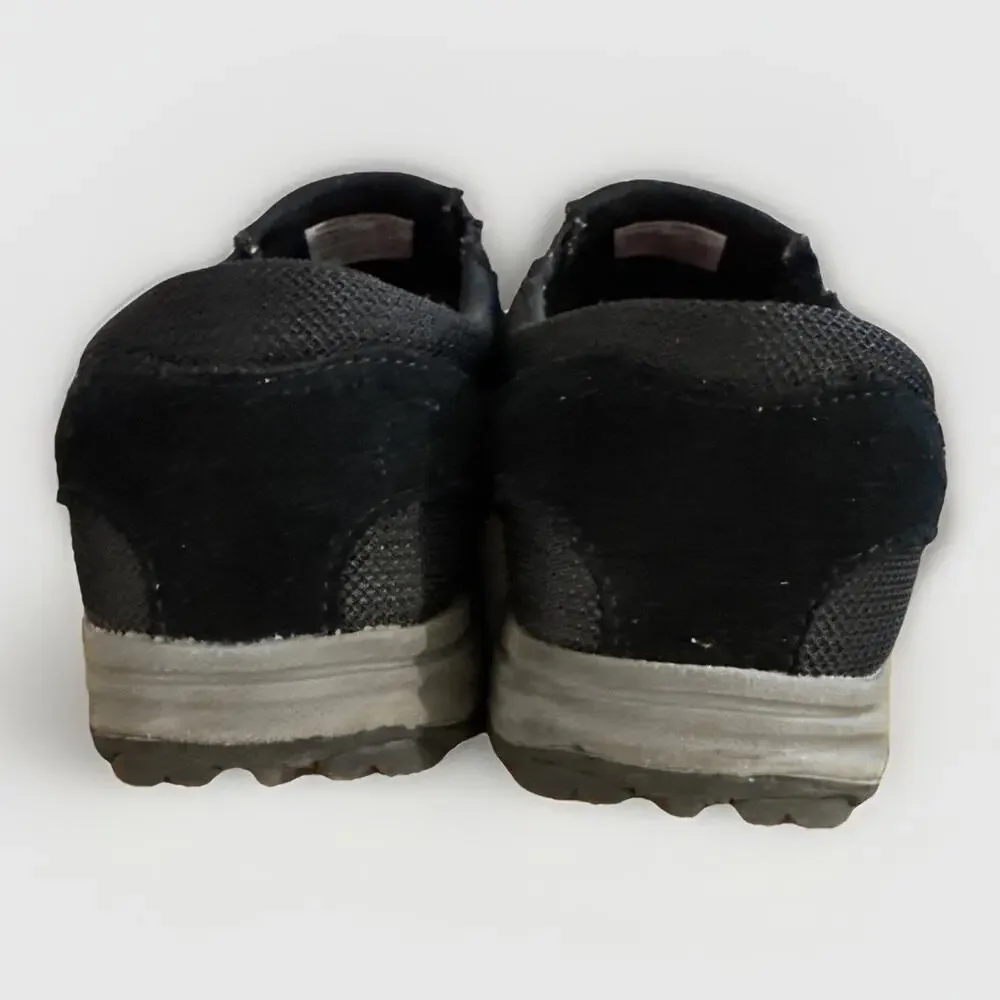 Wrangler Men 9.5 Black Suede Gan Slip On Loafers Walking Shoes Memory Foam